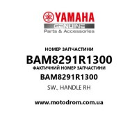 Yamaha OEM BAM8291R1300 — SW., HANDLE RH