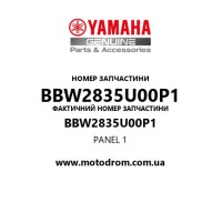 Yamaha OEM BBW2835U00P1 — PANEL 1