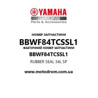 Yamaha OEM BBWF84TCSSL1 — RUBBER SEAL 34L SP
