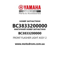 Yamaha OEM BC3833200000 — FRONT FLASHER LIGHT ASSY 2