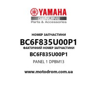 Yamaha OEM BC6F835U00P1 — PANEL 1            DPBM13
