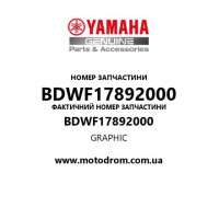 Yamaha OEM BDWF17892000 — GRAPHIC