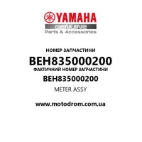 Yamaha OEM BEH835000200 — METER ASSY