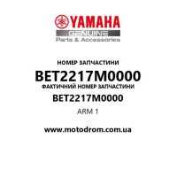 Yamaha OEM BET2217M0000 — ARM 1