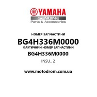 Yamaha OEM BG4H336M0000 — INSU., 2