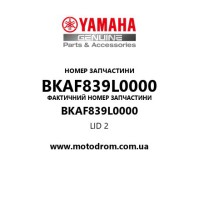 Yamaha OEM BKAF839L0000 — LID 2