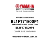 Yamaha OEM BL1F171E00P1 — COVER SIDE 5       MDPBM1