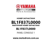 Yamaha OEM BL1F837L0000 — PANEL CONSOLE 1