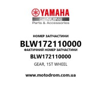 Yamaha OEM BLW172110000 — GEAR, 1ST WHEEL