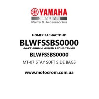 Yamaha OEM BLWFSSBS0000 — MT-07 STAY SOFT SIDE BAGS