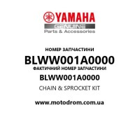 Yamaha OEM BLWW001A0000 — CHAIN & SPROCKET KIT