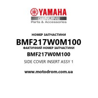 Yamaha OEM BMF217W0M100 — SIDE COVER INSERT ASSY 1