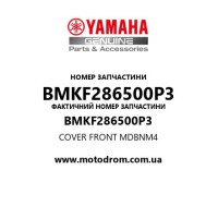 Yamaha OEM BMKF286500P3 — COVER FRONT        MDBNM4
