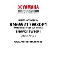Yamaha OEM BN6W217W30P1 — COVER ASSY 8