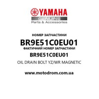 Yamaha OEM BR9E51C0EU01 — OIL DRAIN BOLT YZ/WR MAGNETIC