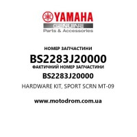 Yamaha OEM BS2283J20000 — HARDWARE KIT, SPORT SCRN MT-09
