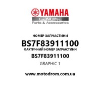 Yamaha OEM BS7F83911100 — GRAPHIC 1