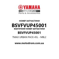 Yamaha OEM BSVFVUP45001 — TMAX URBAN PACK 45L - MBL2