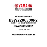 Yamaha OEM BSW2286500P2 — COVER, FRONT