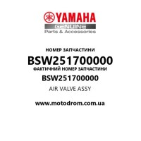 Yamaha OEM BSW251700000 — AIR VALVE ASSY