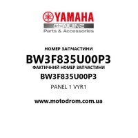 Yamaha OEM BW3F835U00P3 — PANEL 1              VYR1