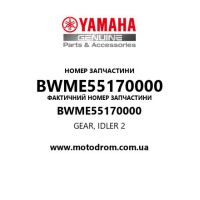 Yamaha OEM BWME55170000 — GEAR, IDLER 2