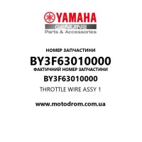 Yamaha OEM BY3F63010000 — THROTTLE WIRE ASSY 1