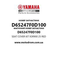 Yamaha OEM D65247F0D100 — SEAT COVER KIT XSR900 25 RED