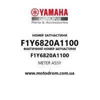 Yamaha OEM F1Y6820A1100 — METER ASSY