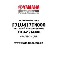 Yamaha OEM F7LU417T4000 — GRAPHIC H (RH)