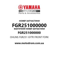 Yamaha OEM FGR251000000 — OHLINS FGR251 GYTR FRONT FORK