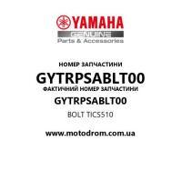 Yamaha OEM GYTRPSABLT00 — BOLT TICS510