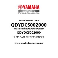 Yamaha OEM QDYDCS002000 — 3 PTS SAFE BELT PASSENGER
