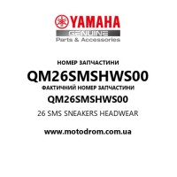 Yamaha OEM QM26SMSHWS00 — 26 SMS SNEAKERS HEADWEAR