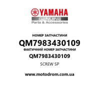 Yamaha OEM QM7983430109 — SCREW SP