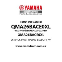 Yamaha OEM QMA26BACE0XL — 26 BACK PROT FPB003 SEESOFT RV