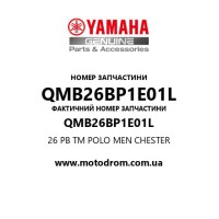 Yamaha OEM QMB26BP1E01L — 26 PB TM POLO MEN CHESTER