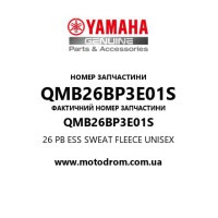 Yamaha OEM QMB26BP3E01S — 26 PB ESS SWEAT FLEECE UNISEX