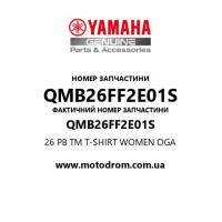 Yamaha OEM QMB26FF2E01S — 26 PB TM T-SHIRT WOMEN OGA