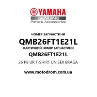 Yamaha OEM QMB26FT1E21L — 26 PB UR T-SHIRT UNISEX BRAGA