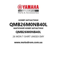 Yamaha OEM QMB26M0NB40L — 26 MON T-SHIRT UNISEX EMY