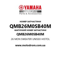 Yamaha OEM QMB26M0SB40M — 26 MON SWEATER UNISEX HISTOL