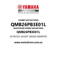 Yamaha OEM QMB26PB3E01L — 26 PB ESS JACKET UNISEX NEWPOR
