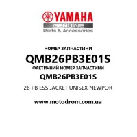 Yamaha OEM QMB26PB3E01S — 26 PB ESS JACKET UNISEX NEWPOR