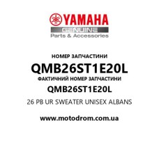 Yamaha OEM QMB26ST1E20L — 26 PB UR SWEATER UNISEX ALBANS