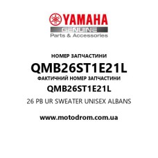 Yamaha OEM QMB26ST1E21L — 26 PB UR SWEATER UNISEX ALBANS