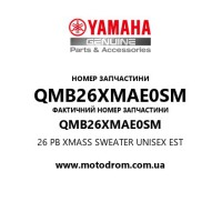 Yamaha OEM QMB26XMAE0SM — 26 PB XMASS SWEATER UNISEX EST
