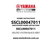 Yamaha OEM SSCL00047011 — VELCRO SYSTEM BLACK GREY