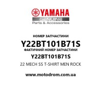 Yamaha OEM Y22BT101B71S — 22 MECH SS T-SHIRT MEN  ROCK