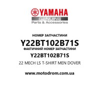 Yamaha OEM Y22BT102B71S — 22 MECH LS T-SHIRT MEN  DOVER